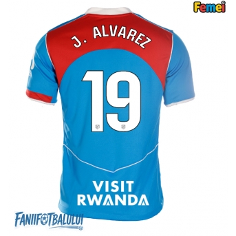 Atletico Madrid Julian Alvarez #19 Tricou Fotbal Replică 2025-26 Femei Treilea